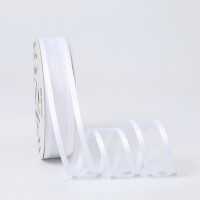 Лента из органзы 2,5 см с кантом