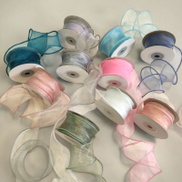 Лента с органзы 4 см