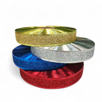 Стрічка на дроті з глітером