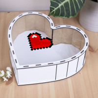 Копия Дерев'яна коробка серце 31 см