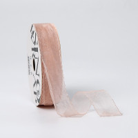 Лента из органзы 2,5 см нежность