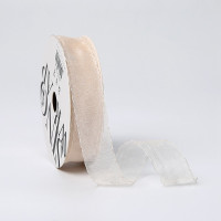 Лента из органзы 2,5 см нежность