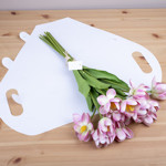 Пакет для цветов пластиковый из застежками