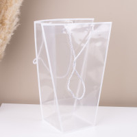 Пакет под цветы конусный прозрачный