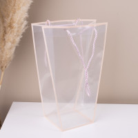 Пакет под цветы конусный прозрачный