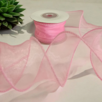 Лента с органзы 4 см