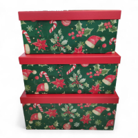 Набір прямокутних коробок  (  3 шт.)