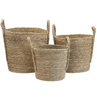 Набор корзин высоких натуральных (3 шт.)