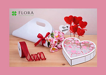 Товари для флористів до Дня Святого Валентина на сайті florapack.org